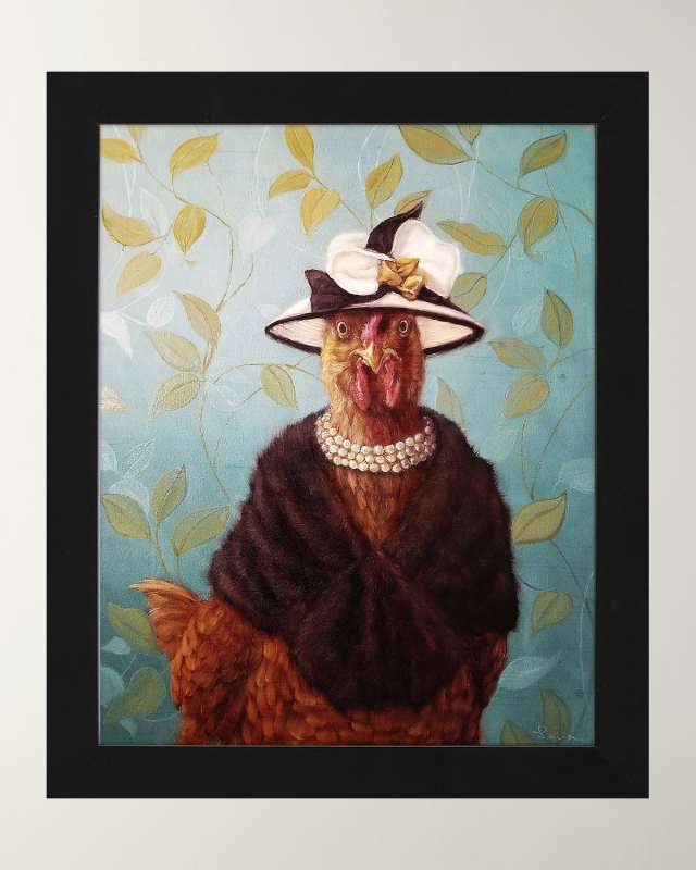 "Uptown Chick" Framed Wall Art Print